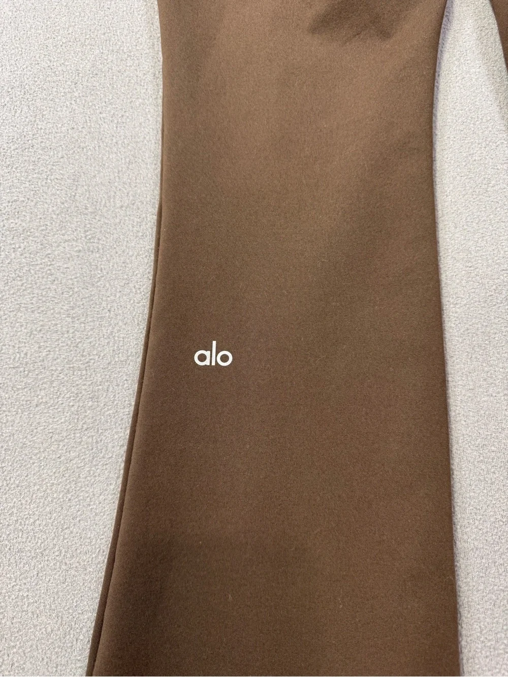 ALO Yoga Airbrush High Waist Flare Flutter Leggings with Front Slits, Size Small